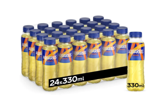 AQUARIUS 0.33 ORANGE (24) PET