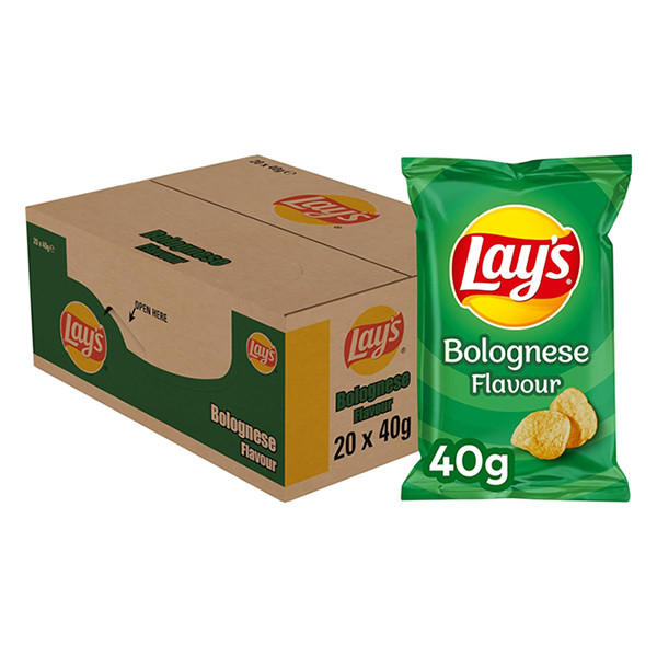 CHIPS LAYS BOLOGNESE 40G (20)