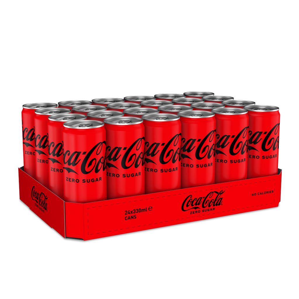 COCA-COLA ZERO CANS (24) SLEEK