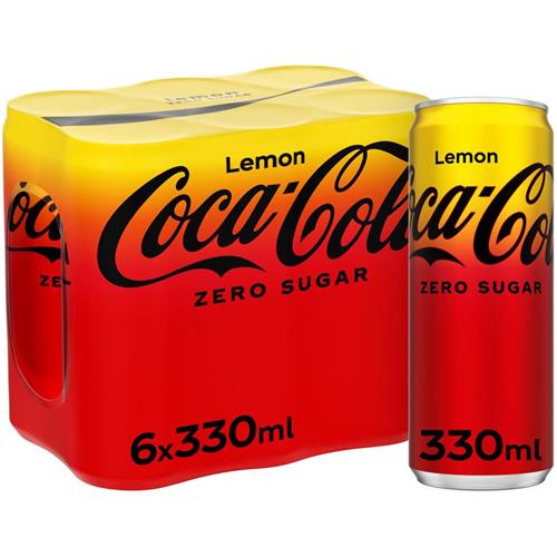 COCA-COLA ZERO LEMCANS 0.33(6)