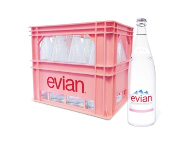 EVIAN 1/1 (12) GLAS