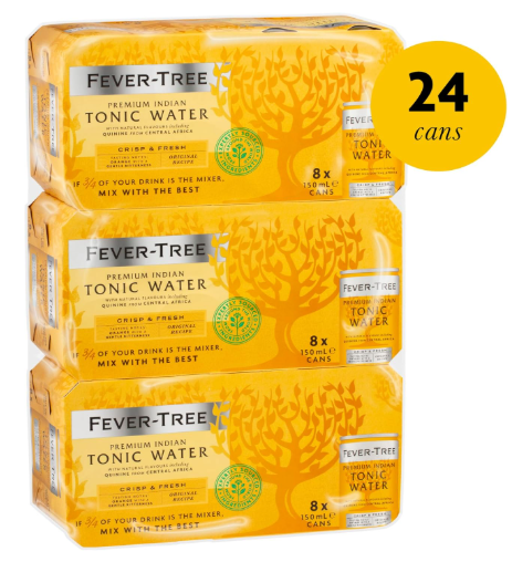 FEVER TREE TONIC CANS 0.15 (24