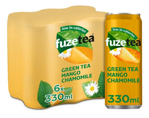 FUZE TEA GR MANGO CAN 0.33 (6)