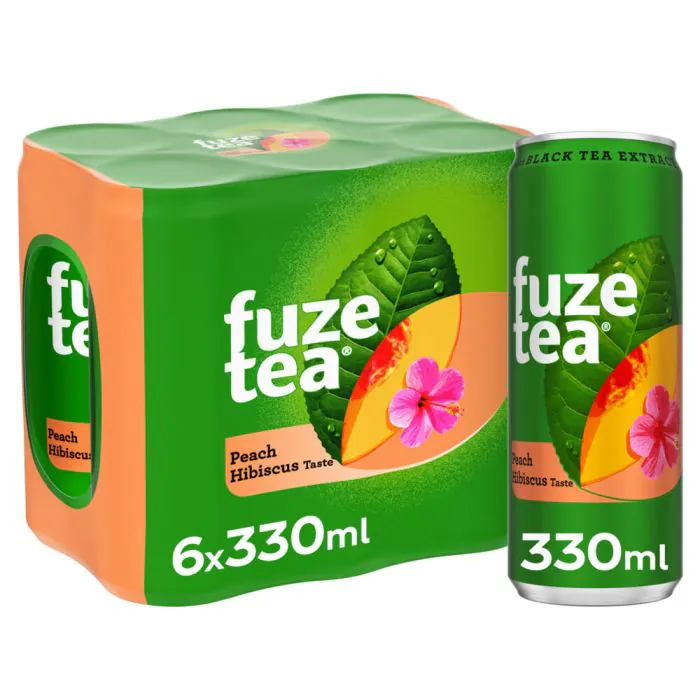 FUZE TEA PEACH/HI CAN 0.33 (6)