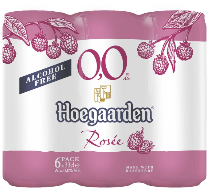 HOEGAARDEN 0.0% ROSE CANS (6)