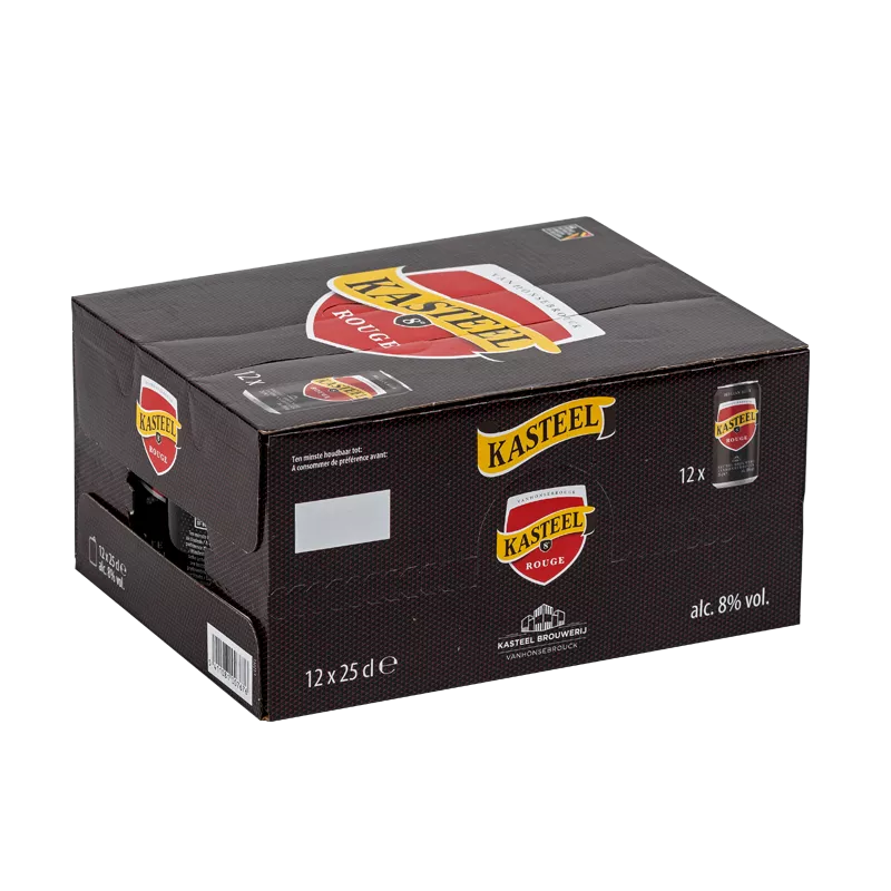 KASTEELBIER ROUGE CANS 0.25(12