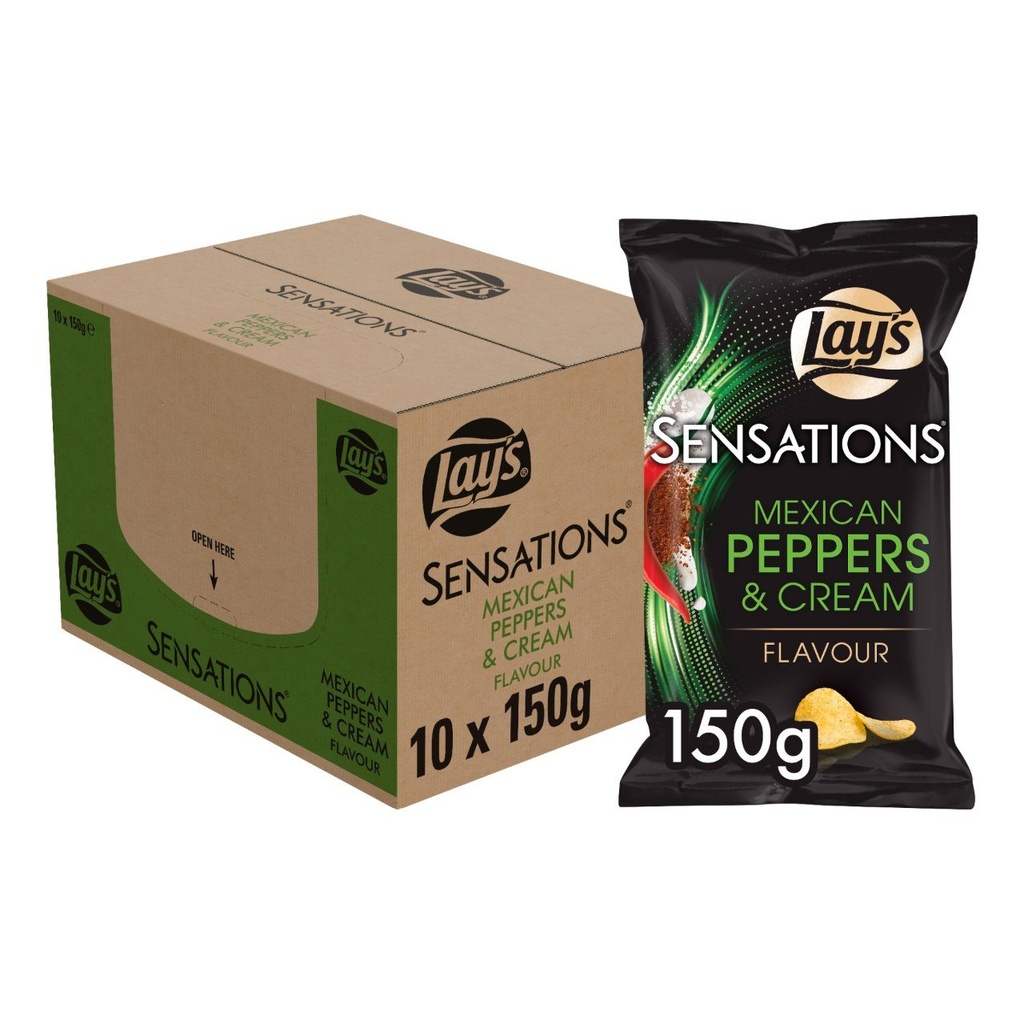 LAYS SENS.MEX.PEPPER 150G (10)