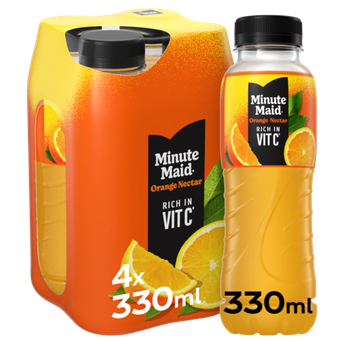 MIN MAID ORANGE 0.33 (4) PET