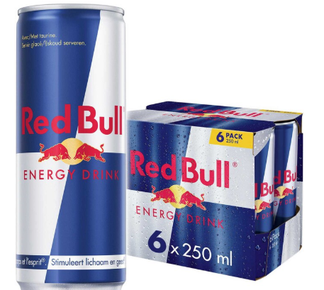 RED BULL CANS 0.25 (6)