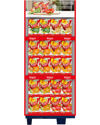 ROYCO DISPLAY 6 SMAKEN 80X