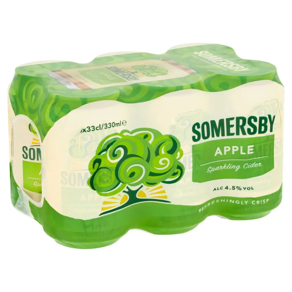 SOMERSBY CANS APPLE 0.33 (6)
