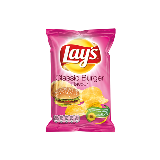 CHIPS LAYS CLASSIC BUR 40G