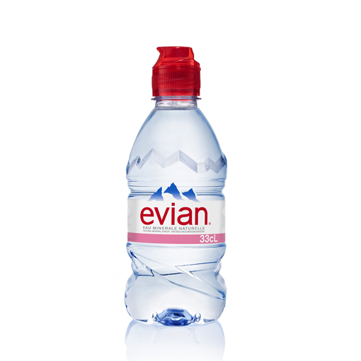 EVIAN 0.33 PET SPORTCAP