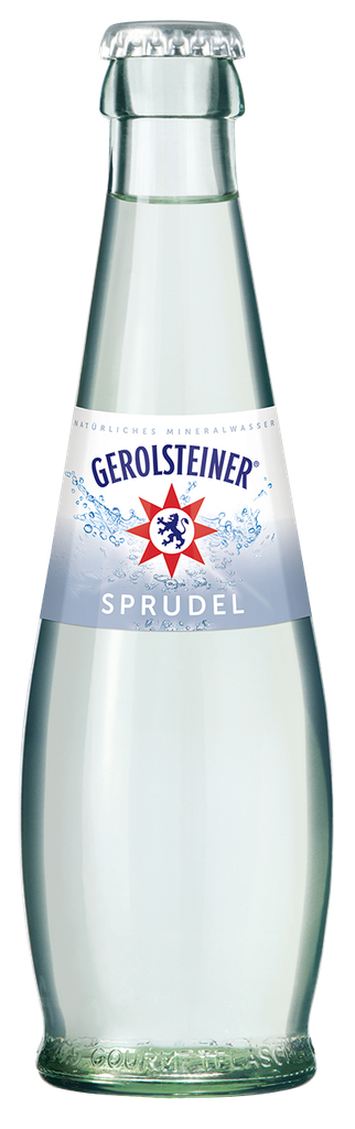 GEROLST 1/4 SPRUDEL GLAS