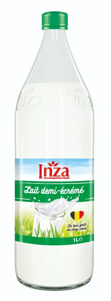 INZA HALFVOL MELK 1/1 GLAS