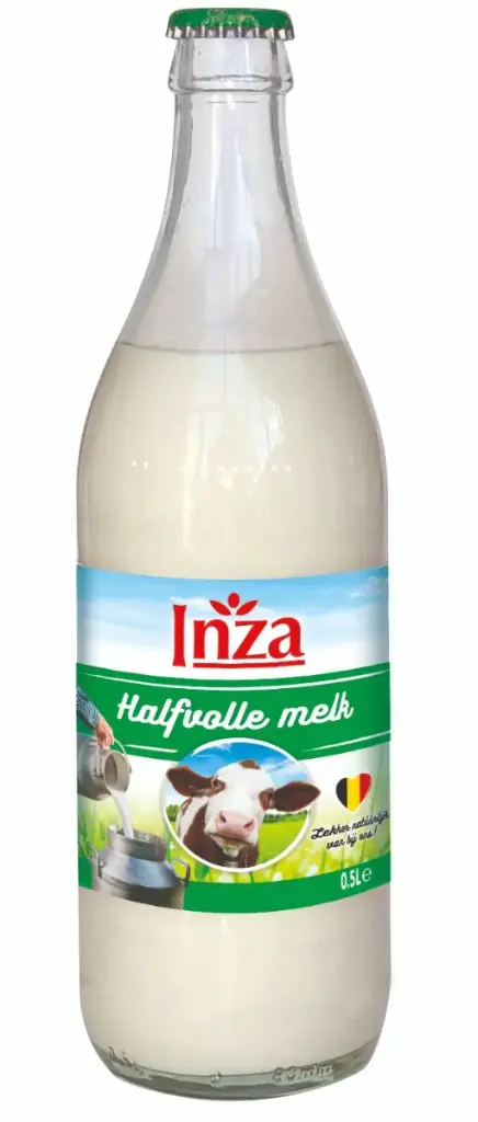 INZA HALFVOL MELK 1/2 GLAS