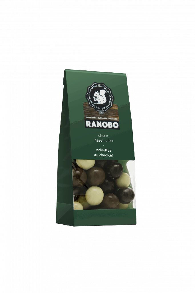 RANOBO CHOCO HAZELNOOT 200G