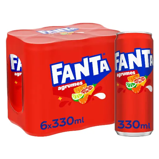 [15248] FANTA AGRUMES 0.33 CANS (6)