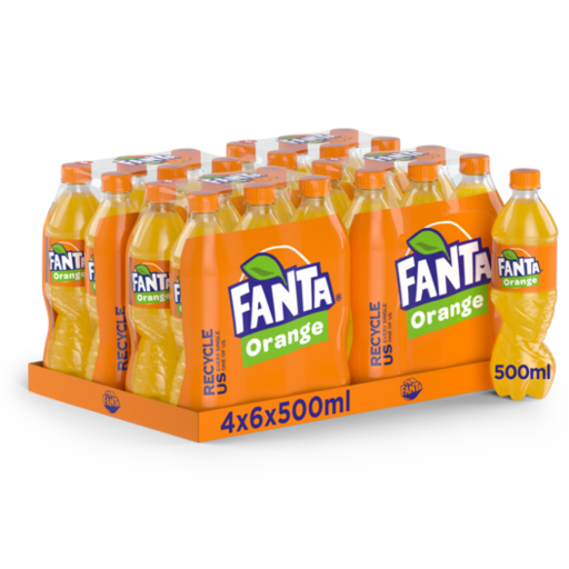[25082] FANTA ORANGE 0.5 (4X6)
