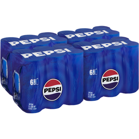 [21190] PEPSI CANS 0.33 (4X6) SLEEK